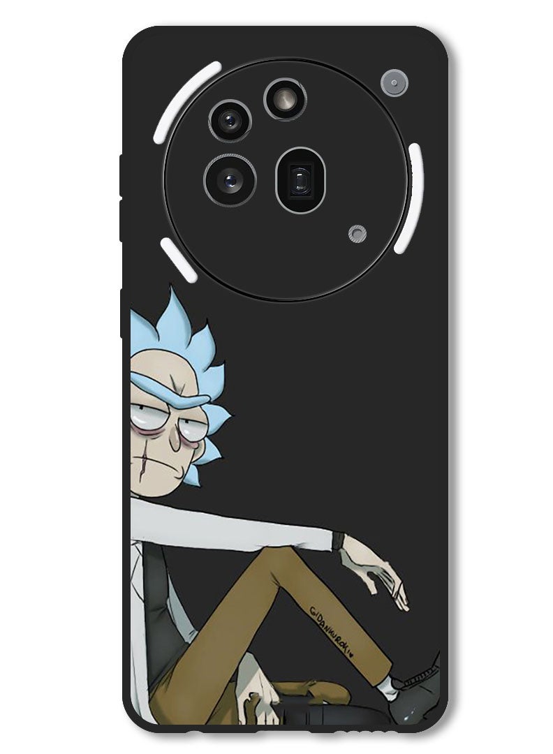 Theodor Case Compatible with Nothing Phone 3a Pro Protection Shockproof Bumper Cover Rick - Image 1