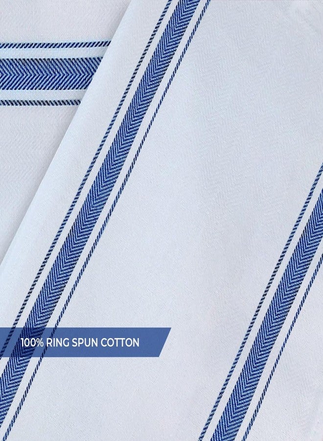 Avalon Kitchen Dish Towels Set (Value Pack of 15) Size 15x25 Inch, 100% Cotton Soft & Absorbent Kitchen Towels, Tea Towels, Reusable Cleaning Cloths for Household Cleaning (Blue) - Image 5