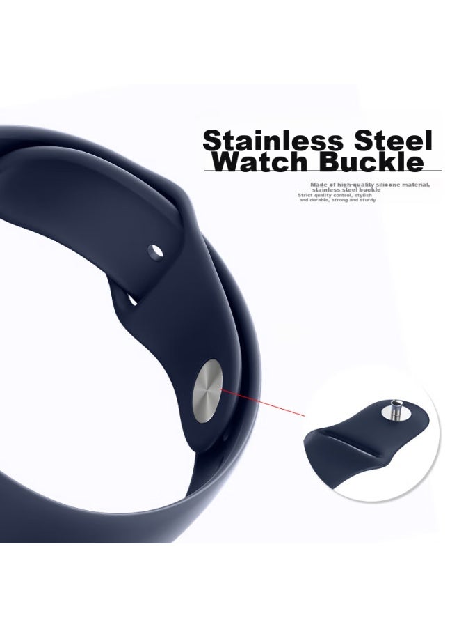 Bho مناسب لأشرطة Apple Watch، أشرطة Apple Watch S10/ultra2/s9 الرياضية، أشرطة Apple Watch S8/7/6/5/4/se السيليكونية - Image 4