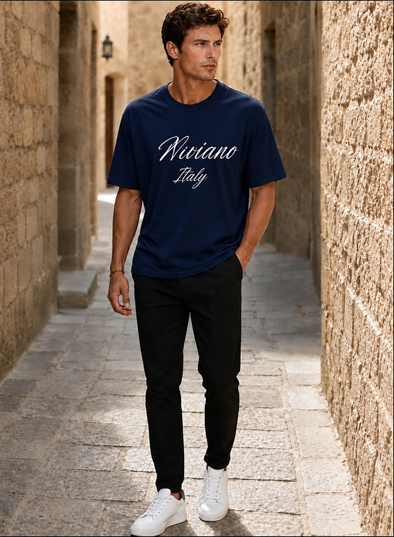 Hero Basic Oversized Milano Print T-Shirt