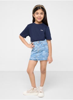 HUGO Kids Denim Mini Skirt  - Image 4