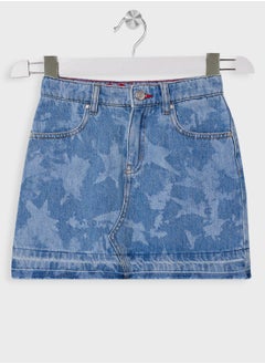 HUGO Kids Denim Mini Skirt  - Image 1