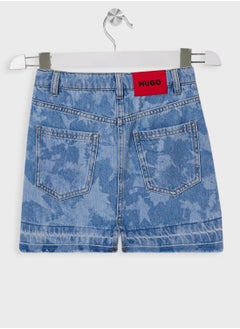HUGO Kids Denim Mini Skirt  - Image 2