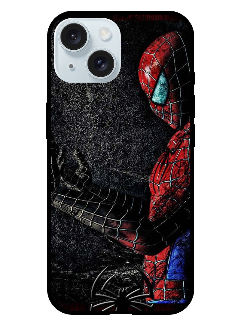 Theodor Protective Case Anti Scratch Shock Proof Bumper Cover For iPhone 15 Spider Man - Image 1
