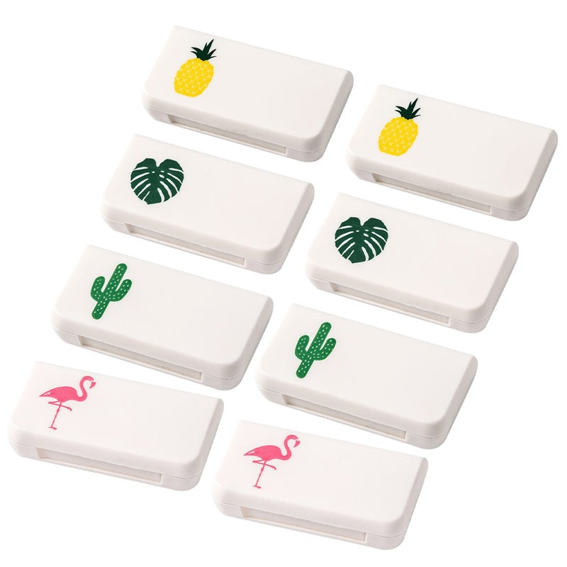 8Pcs Travel Organizer Daily Medication Container Holder - Image 5