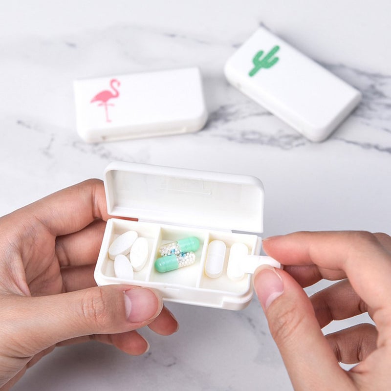 8Pcs Travel Organizer Daily Medication Container Holder - Image 4