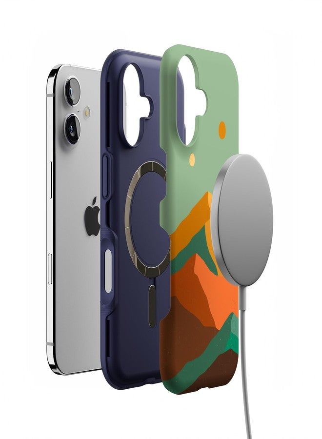 Casely iPhone 17 Case | Endless Peaks | Colorblock Mountain | Bold Protective Design | Compatible with MagSafe - Image 4