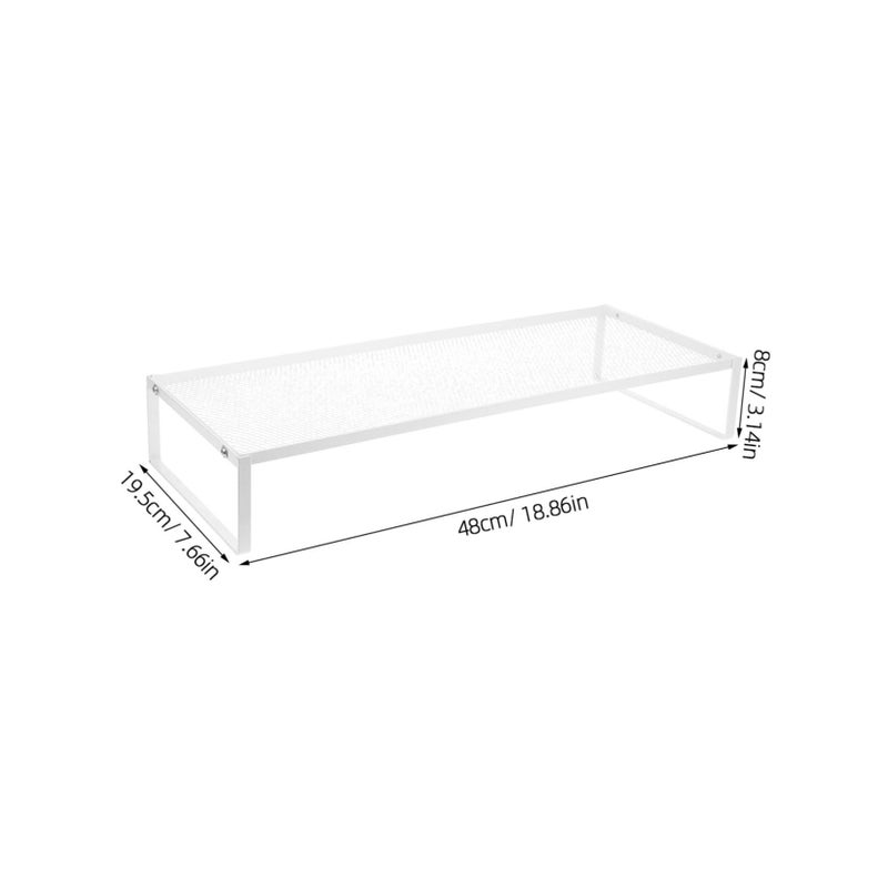 Sturdy Monitor Stand Riser Desktop Computer Laptop Organizer Ergonomic Height Adjustable Home Office - Image 3