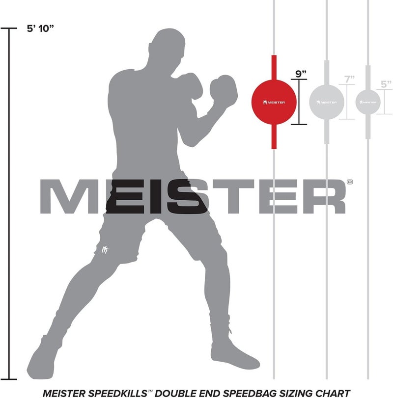 Meister SpeedKills Leather Speed Bag with Lightweight Latex Bladder - Image 3