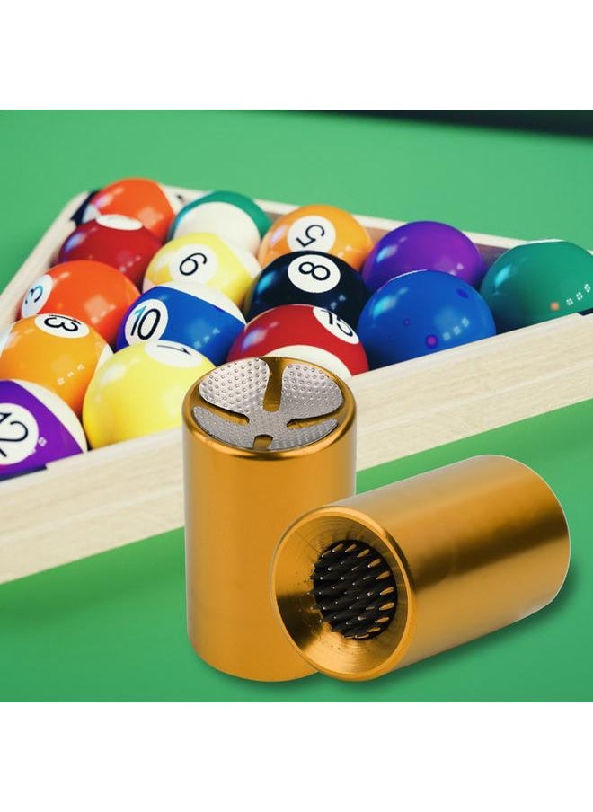Thoraya Portable 2in1 Billiard Cue Tip Tool Pool Stick Shaper Repair Scuffer Pick(Golden)  - Image 5