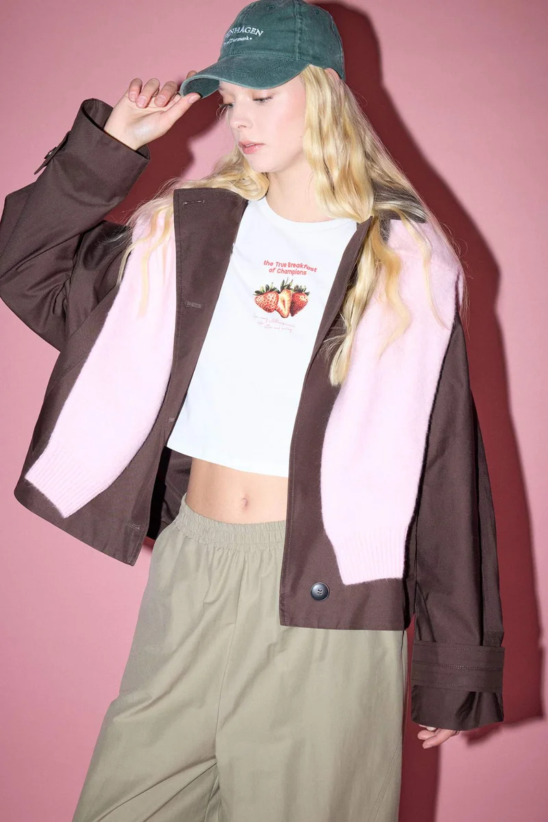 ديفاكتو Oversize Fit Trenchcoat