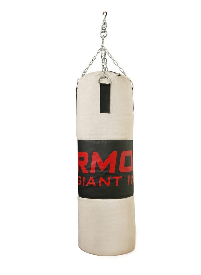 IWIN RMOUR Ultimate Canvas 3 Feet Unfilled Heavy Punching Bag SRF Material Boxing MMA Sparring Punching Training with Rust Proof Stainless Steel Hanging Chain (Size 3 Ft) - Image 1