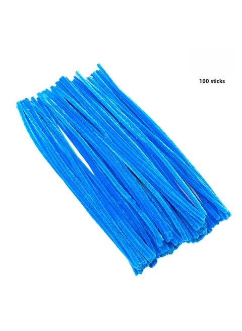 Twist bar diy handmade material bag making bold encryption super dense Niuniu bar bouquet wool root toys wholesale lake blue 100 root