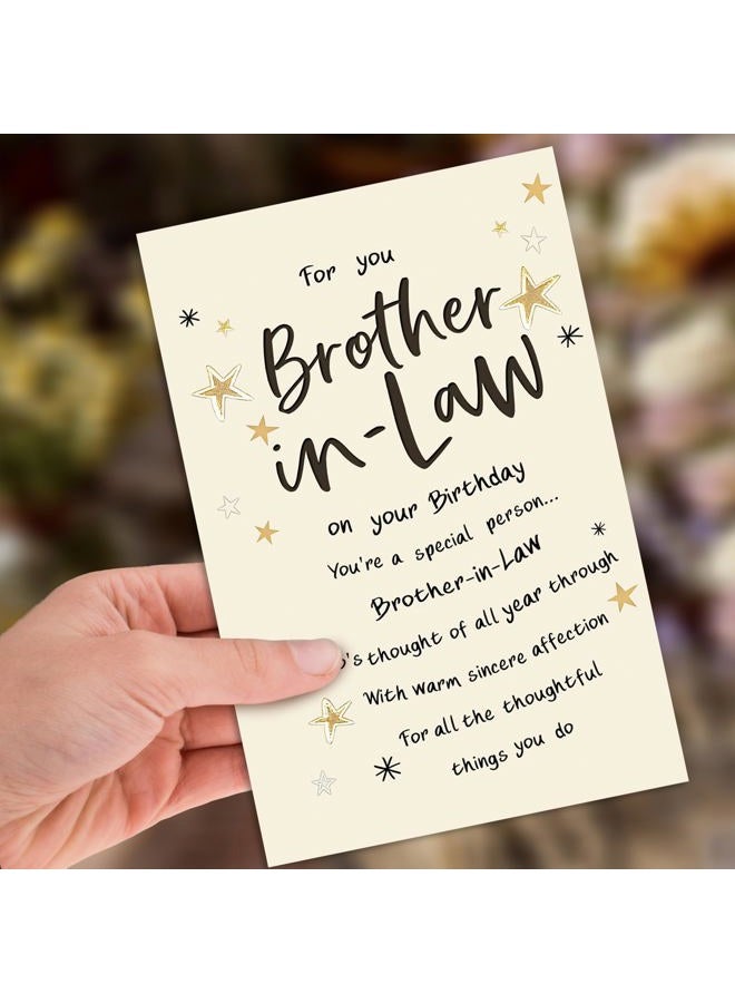 HEJOYN Brother In Law Birthday Card, Happy Birthday Cards & Gift for Brother-in-Law - Image 5