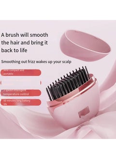 General Mini Ionic Straightening Comb – Travel-Friendly Straightener & Curler for Men/Women, Dual-Use Hair Styling Tool  - Image 3