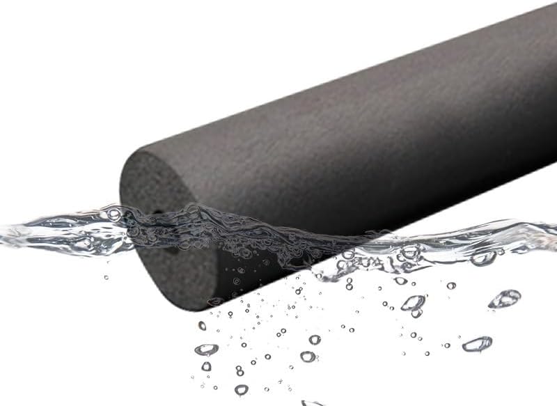 cSeao Pipe Insulation Foam Tube (3/8" x 1/4" x 6FT), 1/4" ID Pipe Insulation, AC & Guitar Stand Foam Tubing, Hollow Pipe Cover, Exercise Machine Handle Protector and Roof Rack Seasonal & permanent compatible - Image 4