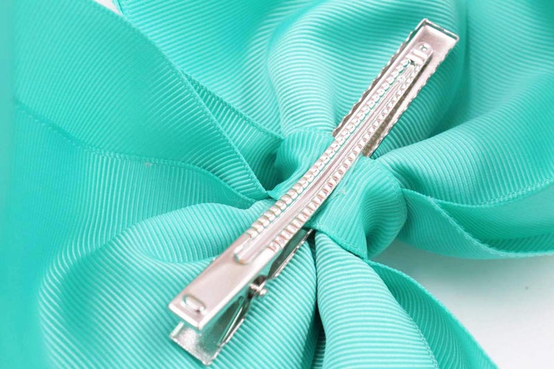 DeD 20 Pcs 8 Hair Bows Clips Boutique Grosgrain Ribbon Big Large Bows Alligator Hair Accessories For Baby Girls Teens Kids - Image 5