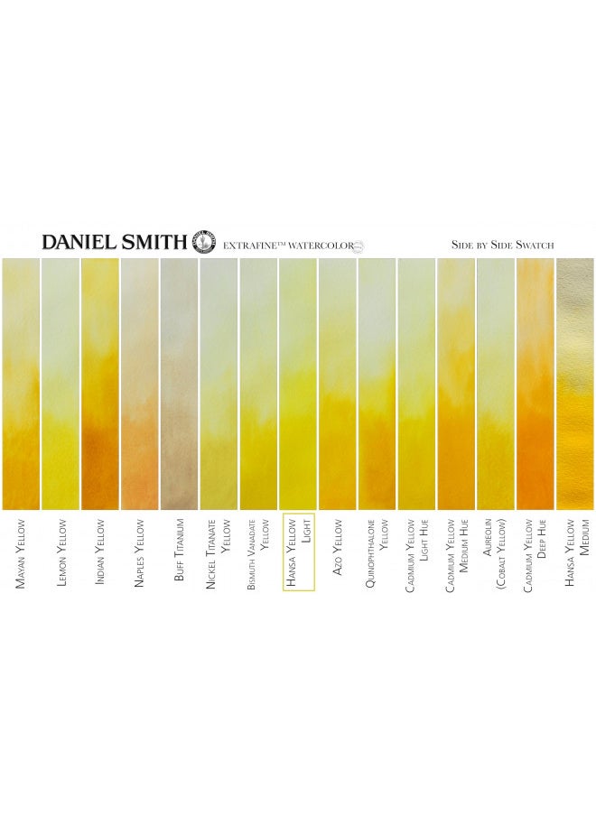 Daniel Smith DANIEL SMITH Extra Fine Watercolor 15ml Paint Tube, Hansa Yellow Light (284600041)  - Image 3