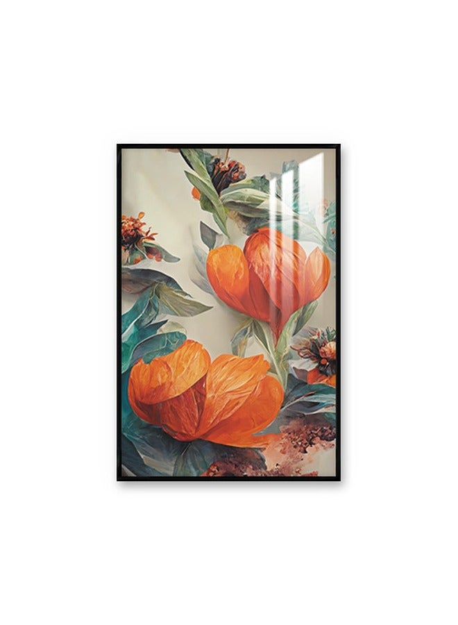 Marktna Decorative Wall Art Painting 120X80Cm With An Islamic Design Brown Frame And A Transparent Acrylic Layer 0.5Kg - Image 2