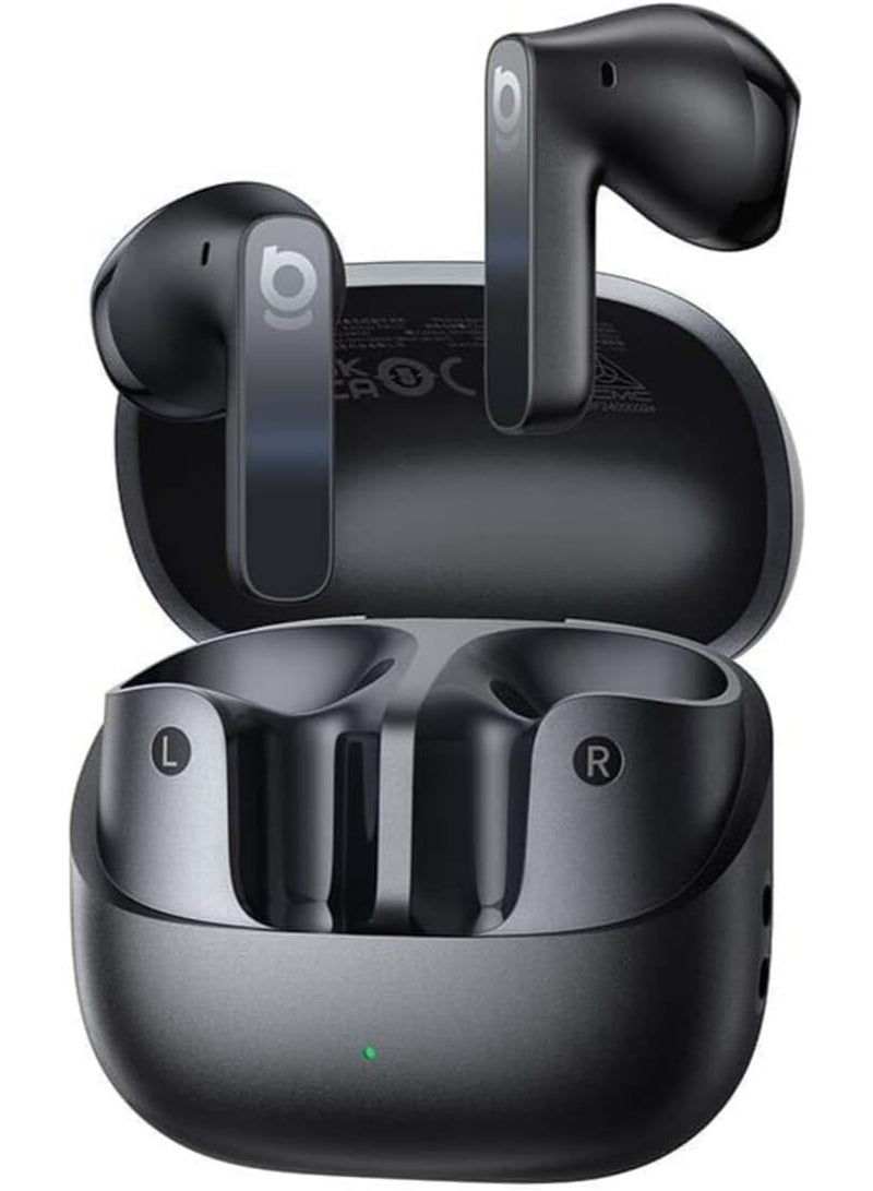 Baseus OS-Baseus Bass BS1 NC True Wireless Earbuds with Active Noise Cancellation, Semi-In-Ear, Deep Bass, Bluetooth – Cosmic Black - Image 1