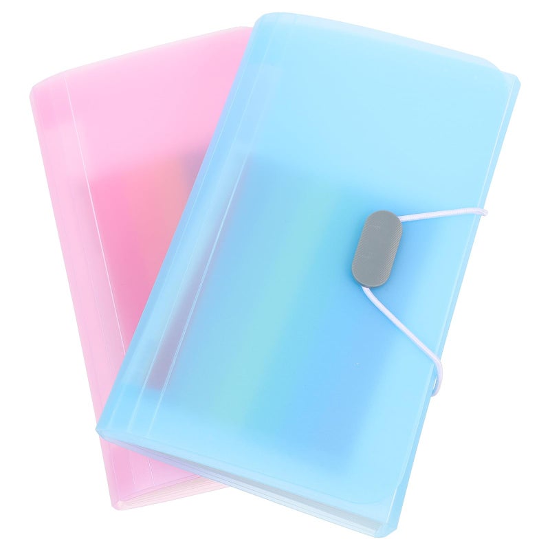 A6 Accordion File Folder 13 Pockets Document Organizer With Strap Portable Paper Storage - Image 2