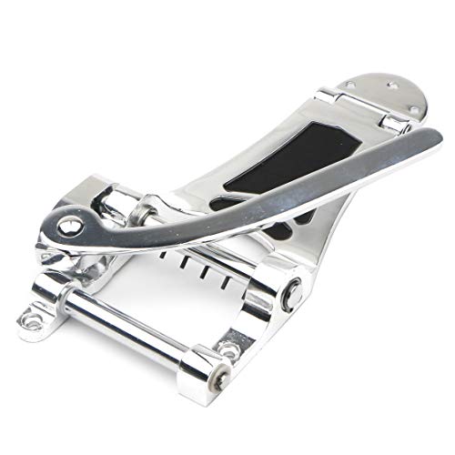 Swhmc Electric Guitar Vibrato Tremolo Bridge Tailpiece Big Rocking Rod Pulling String Board for LP, ETC Chrome - Image 3