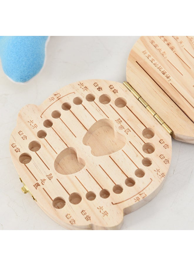 Generic Simple Baby Deciduous Teeth Storage Box Teeth Fairy Umbilical Cord Collection Box Baby Teeth Storage Box-Specifications:12*11*3cm  - Image 4