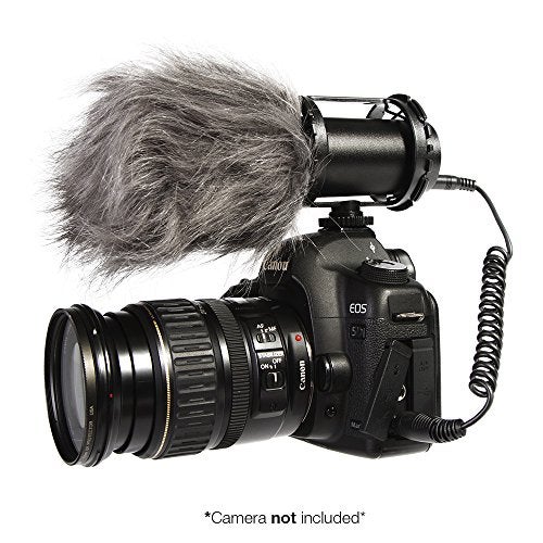 Ikan IK-VM300PS Stereo Video Condenser Microphone (Black) - Image 4