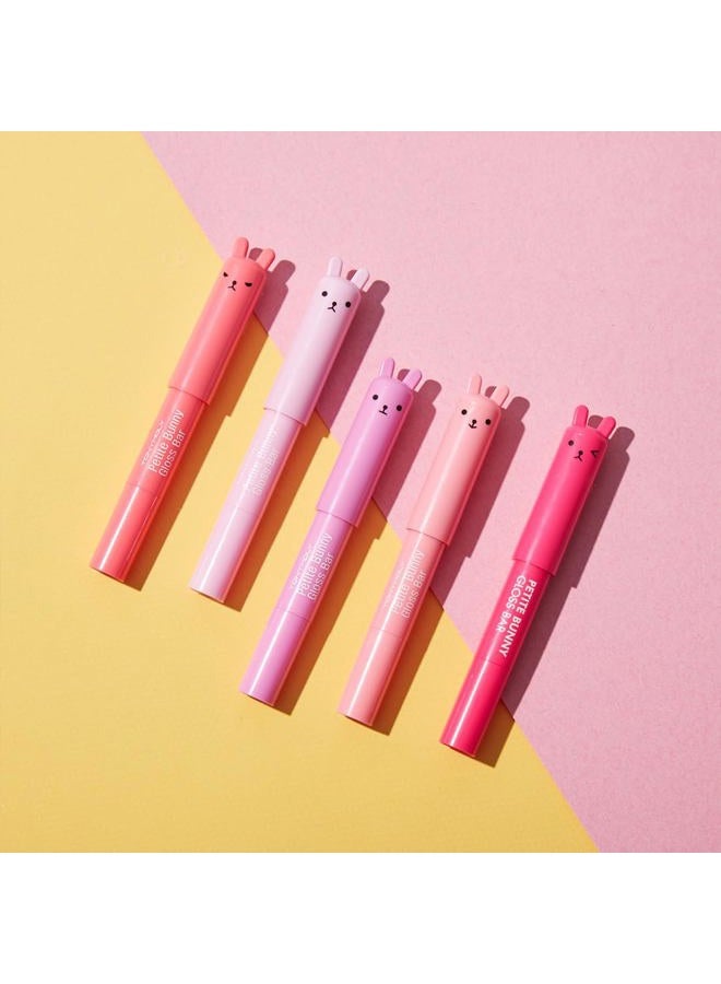 TONYMOLY Petit Bunny Lip Gloss for Women, Easter Basket Stuffer, Long Lasting Lip Crayon, Korean Lip Gloss, Vitamin E Enriched, Soften & Moisturize Lips, Juicy Peach - Image 3