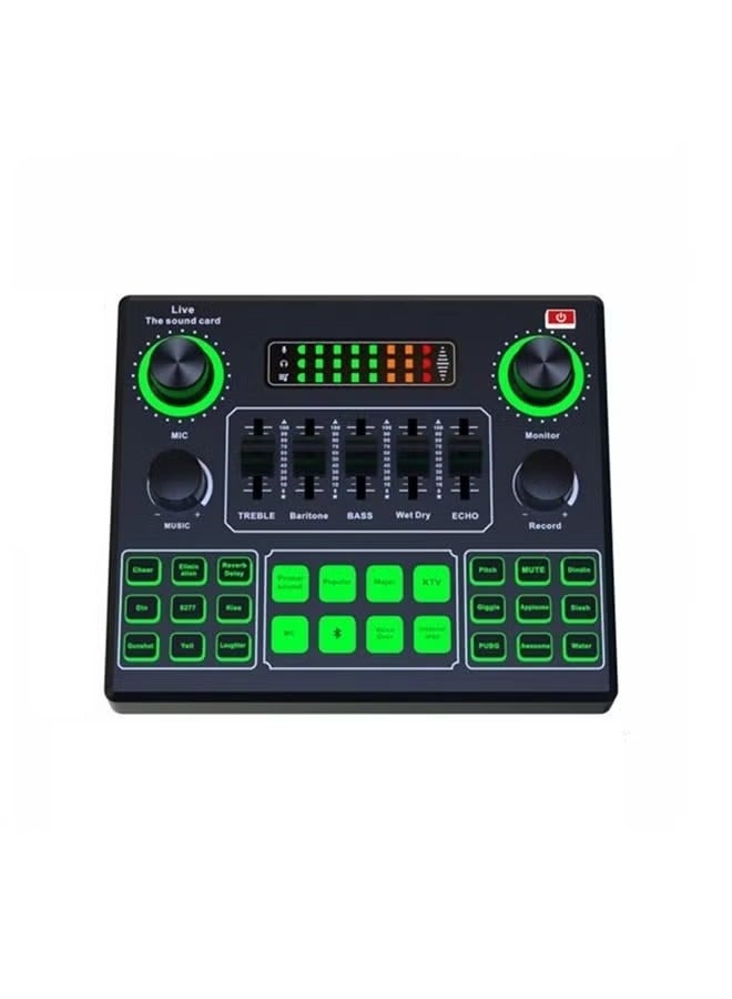 V9 Sound Card - DJ Mixer - Live Sound Card for Streaming - Audio Mixer for Streaming, Gaming, Recording, Singing, Tiktok, YouTube, PC, Computer - Image 2