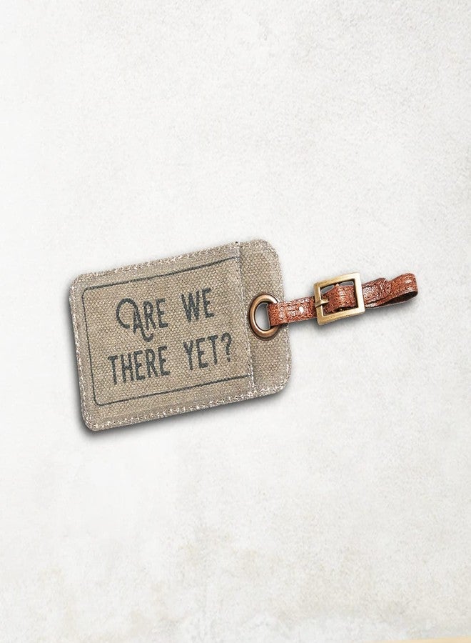 Mona B Canvas Luggage Tags | Bag Tag | Travel Id Label | Tag for Baggage Suitcase | Identification with Stylish Design for Men and Women - Image 3