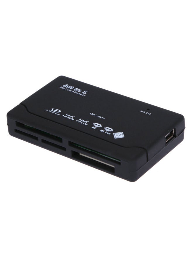 قارئ بطاقات متعدد الوظائف USB 2.0 للهواتف المحمولة - ستة في واحد (TF/CF/SD) مع صندوق حماية بكلمة مرور عالي السرعة - Image 4