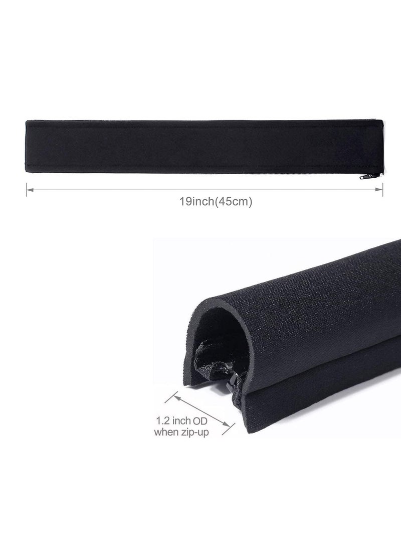 JOTO JOTO Cable Management Sleeve 1920 inch Flexible Cable Sleeve Wrap Cover Organizer 2 Piece  - Image 3