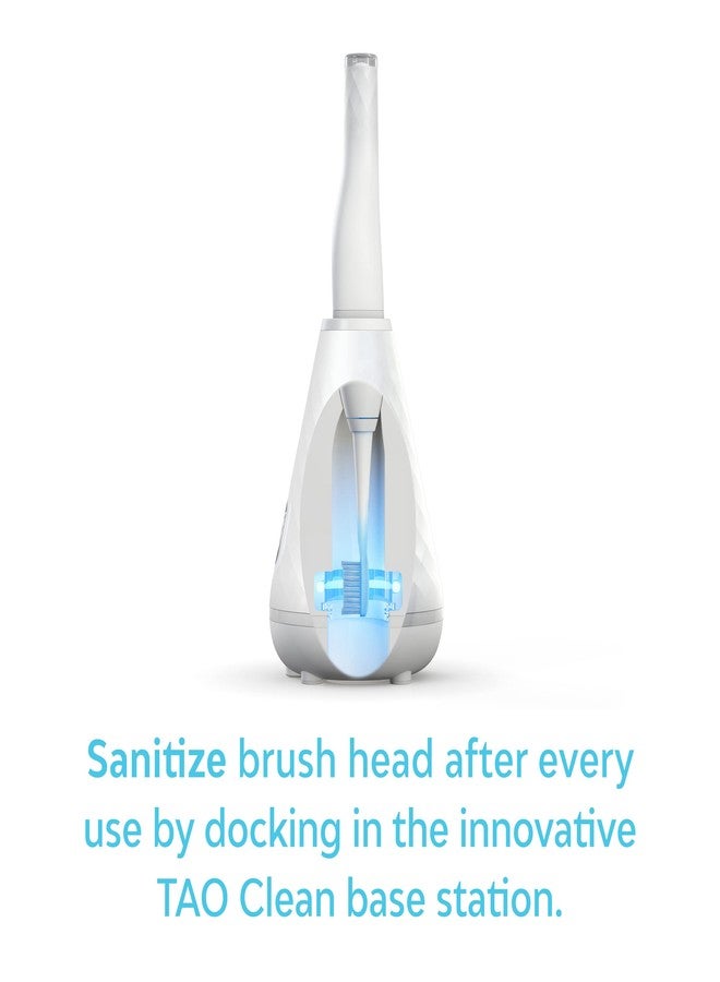 تاو كلين رؤوس بديلة لفرشاة الأسنان الكهربائية TAO Clean Sonic (عبوة من قطعتين) - رأس تبييض - رؤوس بديلة لفرشاة الأسنان الكهربائية TAO Clean ومحطة الشحن - Image 3