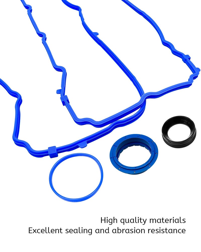 TIKSCIENCE Valve Cover Gasket Set Fit for Jeep Cherokee, Wrangler, Dodge Durango, Journey, Avenger, Ram 1500, Chrysler 200, 300, ProMaster 3.6L V6 2011-2022 Replace VS50805R, 5184596AE - Image 2