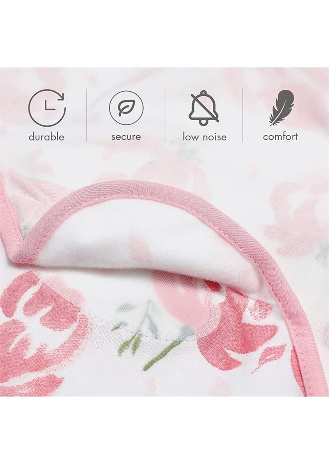 بيوينتي 3 حزمة بطانية طفل رضيع طفل رضيع طفل رضيع طفل رضيع فتاة حزمة القطن الخالص 100 ٪ - Image 3