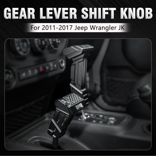 OMU Genesis Series Gear Lever Shift Knob Compatible with Jeep Wrangler 2011-2017 JK JKU Gear Shift Lever Handles - Image 3