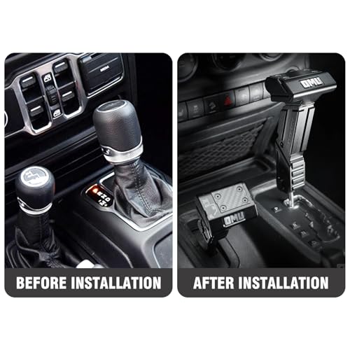 OMU Genesis Series Gear Lever Shift Knob Compatible with Jeep Wrangler 2011-2017 JK JKU Gear Shift Lever Handles - Image 4