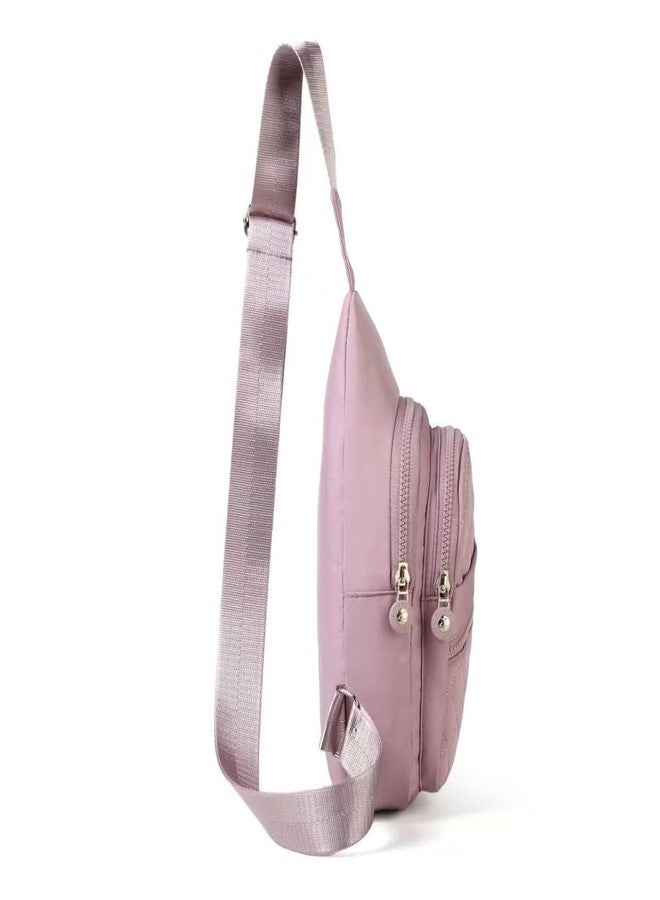 AOSTIHOT Small Crossbody Bags Sling Bag for Women, Sling Backpack Chest Daypack Cross Body for Travel Casual Running Hiking Purple - Image 3
