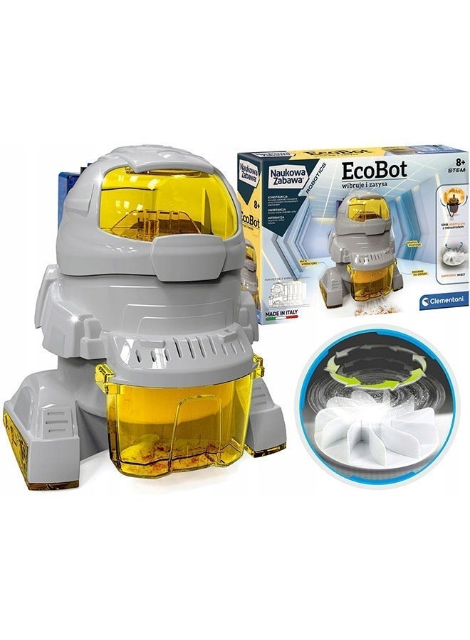 Clementoni Ecobot Vacuum and Shakes Robot Toy 27.6x6x18.8cm - Image 3