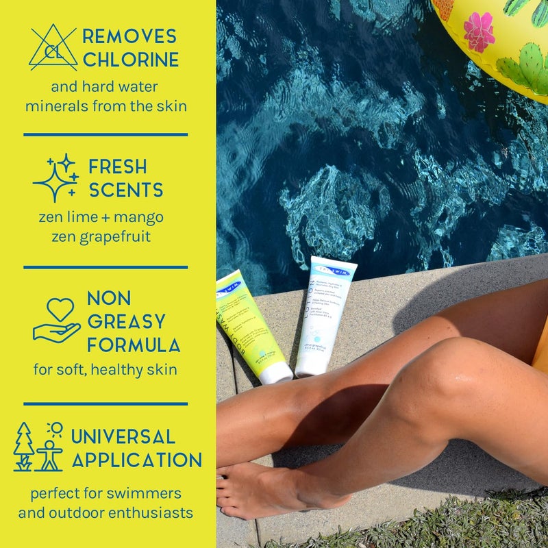 TRISWIM Body Care Gift Set | After Swim Body Wash and Lotion 8.5 fl oz Citrus-scented with Aloe Vera & Chamomile | Includes Shampoo & Conditioner Sample - Image 3