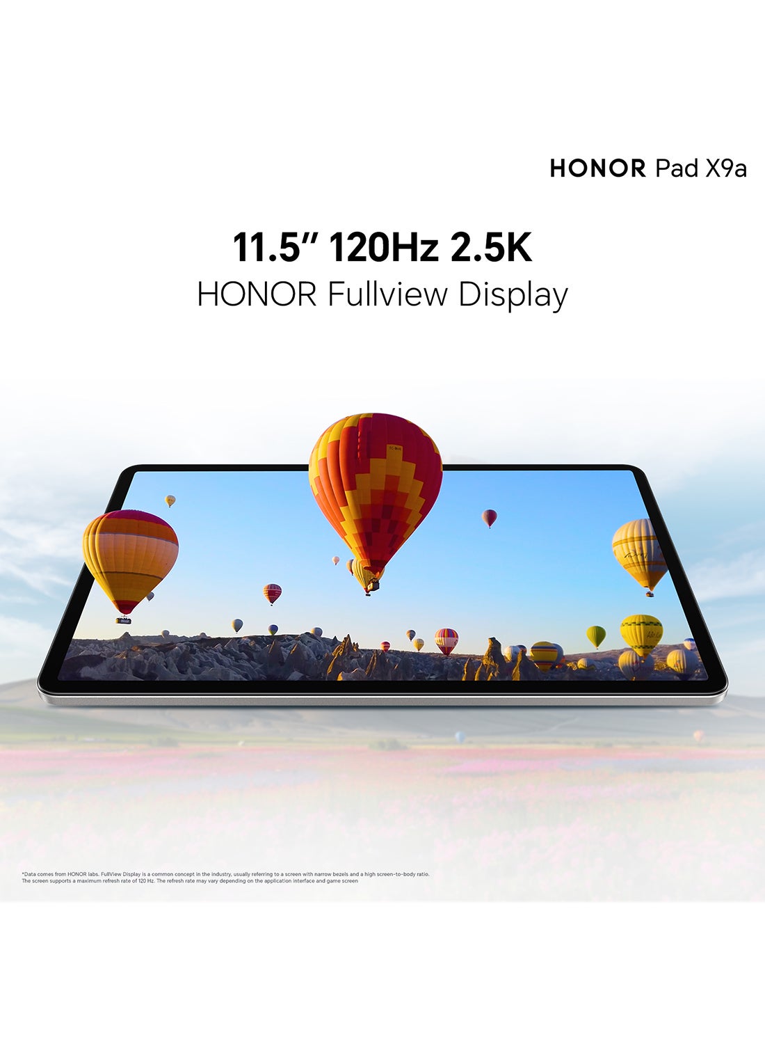 Honor Pad X9a 11.5 Inch 8GB RAM 128GB Wi-Fi With Free Protective Flip Cover Middle East Version - Grey