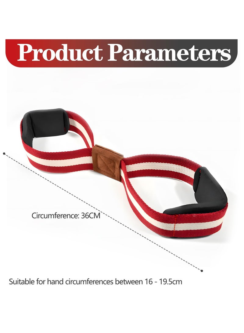 Figure 8 Lifting Straps,Lifting Straps for Deadlift with Padded Wrist Protection,DeadLift Wrist Strap for Pull-ups,Bodybuilding & Strength Training - Image 5