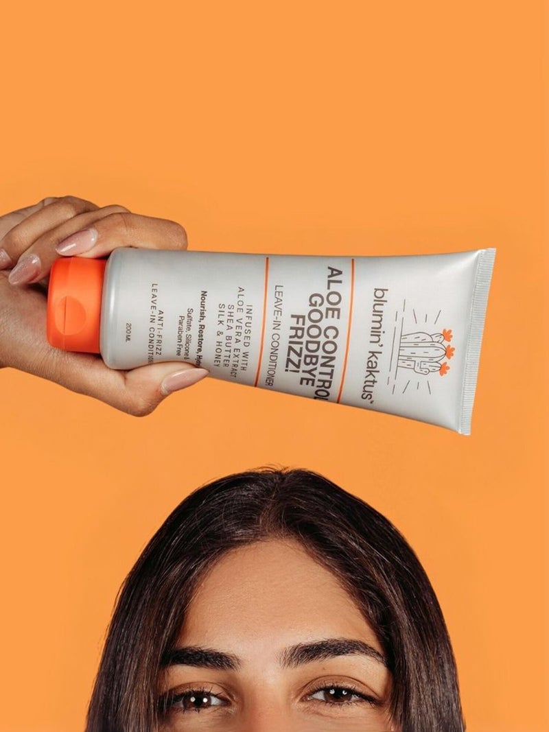 بلومن كاكتس ليف إن Blumin’Kaktus Aloe Control, Goodbye Frizz! – ترطيب وتقليل الهيشان، 200 مل - Image 5