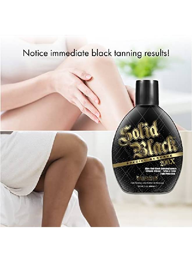 Millennium Tanning Products Millennium Tanning Solid Black Special Reserve 200X Tanning Lotion 135 Ounces 2Pack  - Image 5