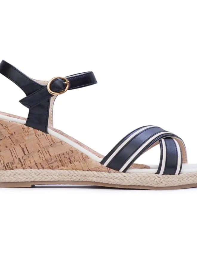 Paprika Women Buckle Wedges