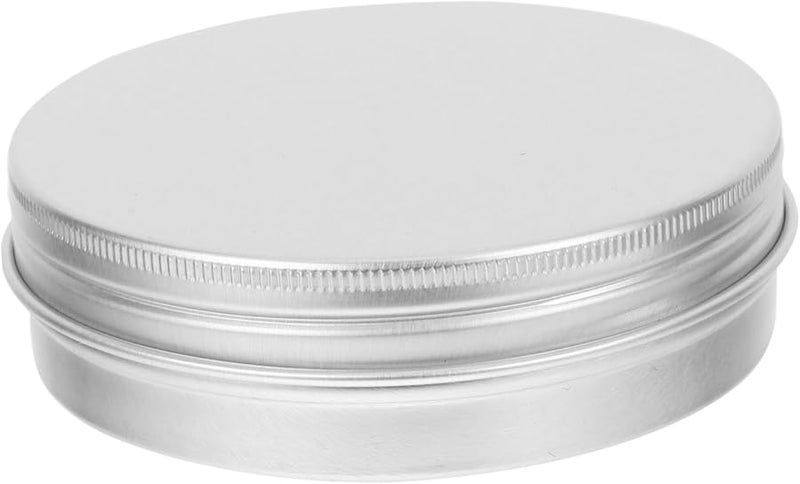 Aluminium Cosmetic Travel Jars 8 2X8 2X2 7CM Screw Lid Leakproof For Creams Ointments - Image 1