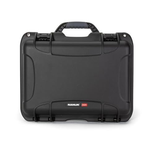 Nanuk 920 Waterproof Hard Case with Foam – Impact-Resistant with Integrated Slide Locks for Camera, Drone and Electronics (Black) - Image 1