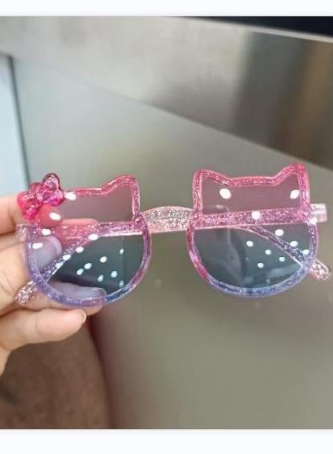 Kids Sunglasses Cute Cat Shaped Child Sunglasses Polarized Sunglasses UV Protection for Kids - Image 1
