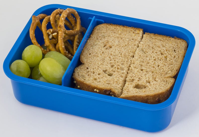 Stephen Joseph Bento Box  Kids Adjustable Compartment Bento Box  Kids Bento Box Blue - Image 3